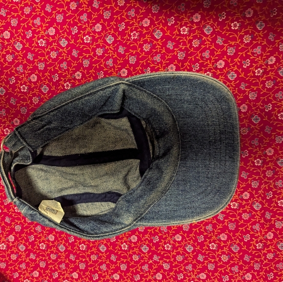 Normcore Denim Hat Casual Blue Unisex Dad Hat Faded Glory - Picture 2 of 6